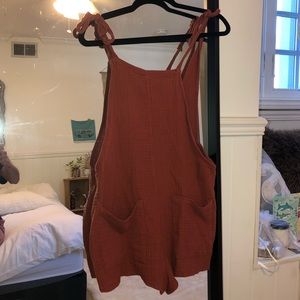 Burnt Orange Romper